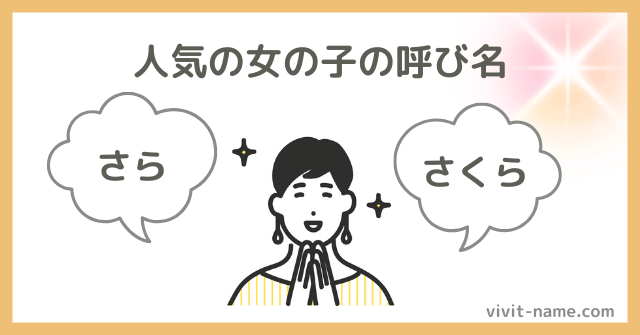 人気の呼び名