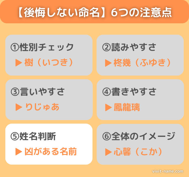 姓名判断|後悔しない命名6つの注意点