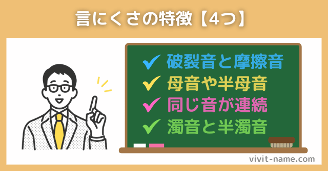 言いづらさの原因4つ